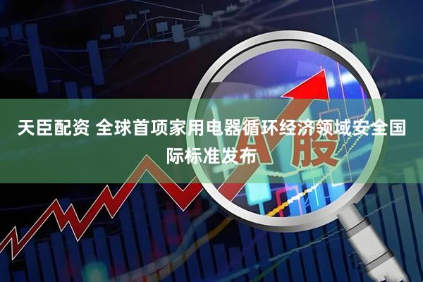 天臣配资 全球首项家用电器循环经济领域安全国际标准发布