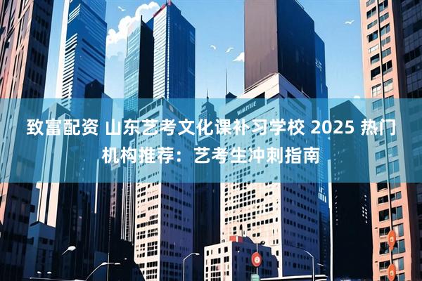 致富配资 山东艺考文化课补习学校 2025 热门机构推荐：艺考生冲刺指南